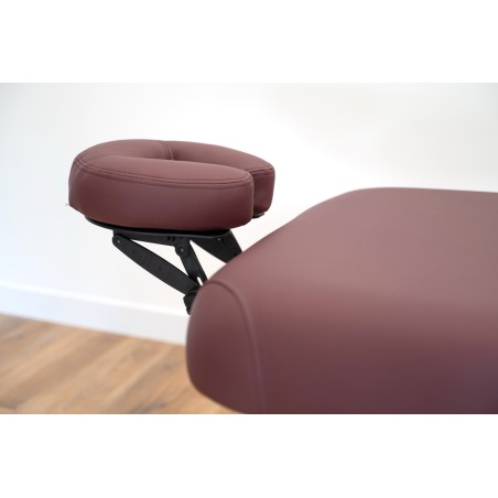 Table de Massage Inner Strength 2 avec appui-tête réglable, offrant un soutien ergonomique pour un confort maximal.