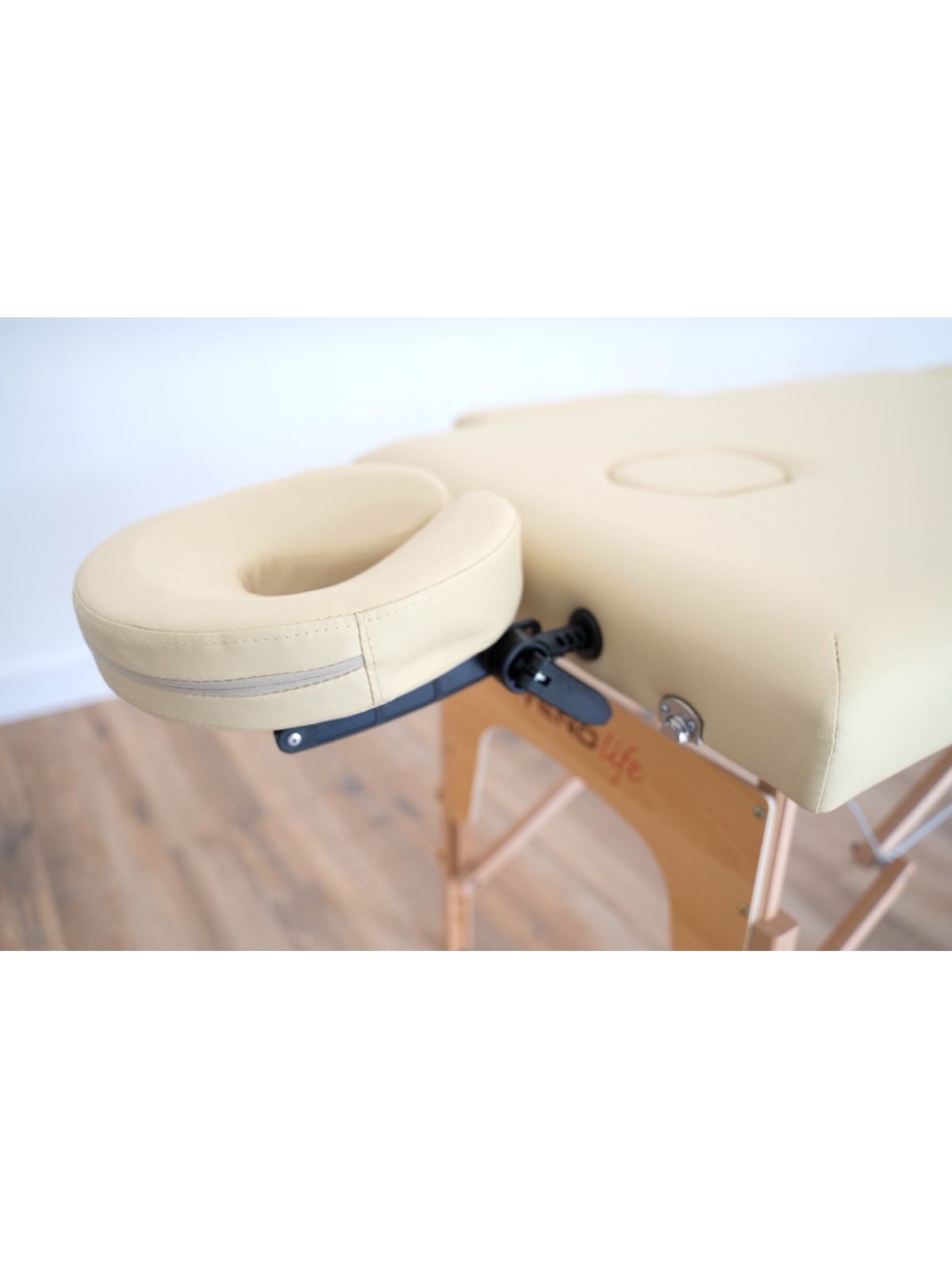 Appui-tête ajustable pour table de massage Sofia Light, ergonomique et confortable.