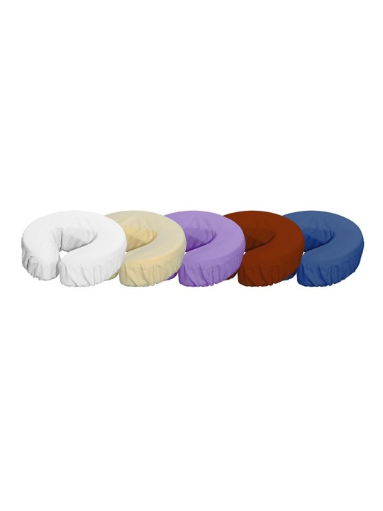 Housse Microfibre pour Coussin Facial - Lot de 12 Pièces, 5 Couleurs