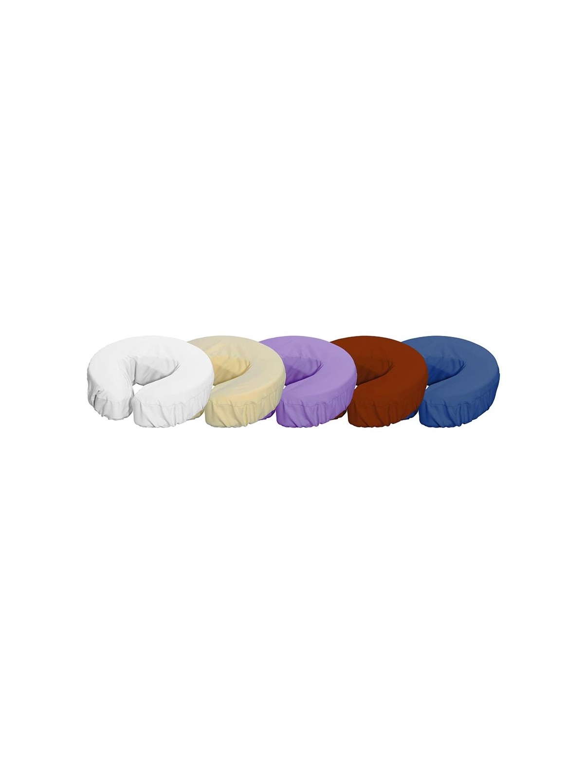 Housse Microfibre pour Coussin Facial - Lot de 12 Pièces, 5 Couleurs