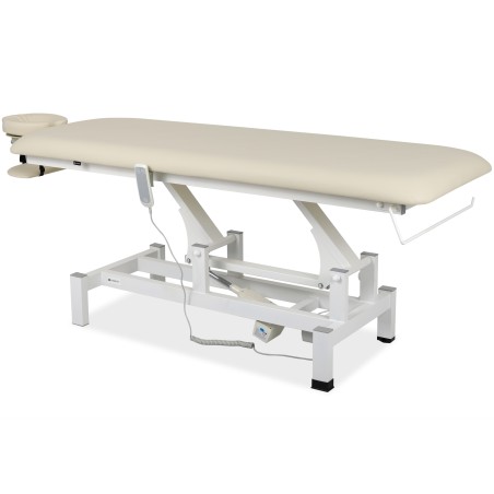 Table de massage Fortis 1 en position standard avec réglage électrique.