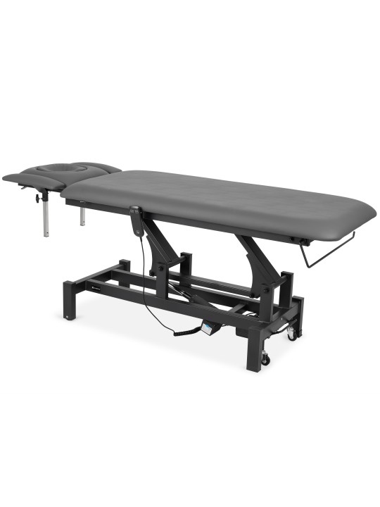 Table de massage Fortis 4 ERGO en position standard, idéale pour les massages et la physiothérapie.