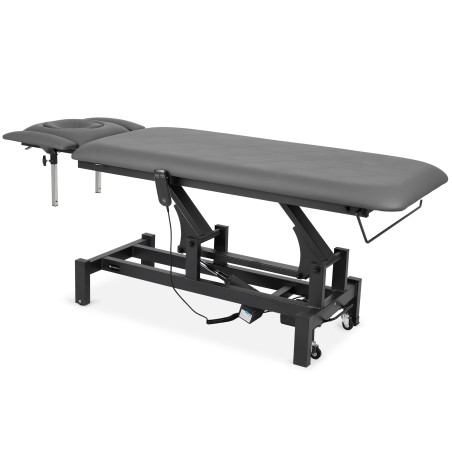 Table de massage Fortis 4 ERGO en position standard, idéale pour les massages et la physiothérapie.