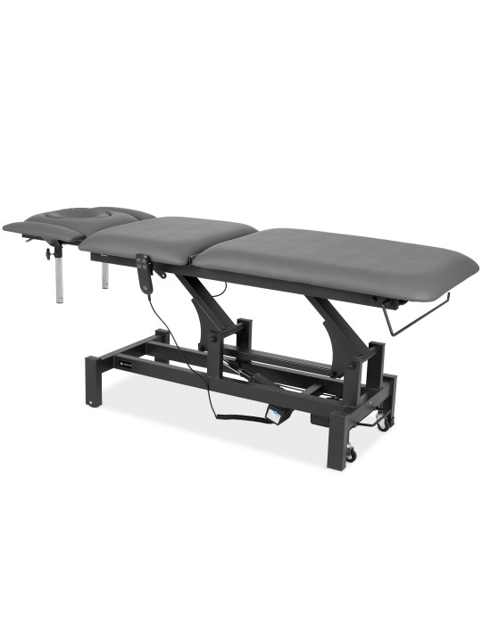 Table de massage Fortis 5 ERGO avec plateau en 5 segments, idéale pour des traitements précis et ergonomiques.