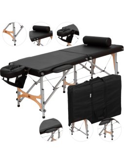 Table de massage PREMIUM ULTRA ALU avec ses accessoires