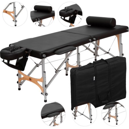 Table de massage PREMIUM ULTRA ALU avec ses accessoires