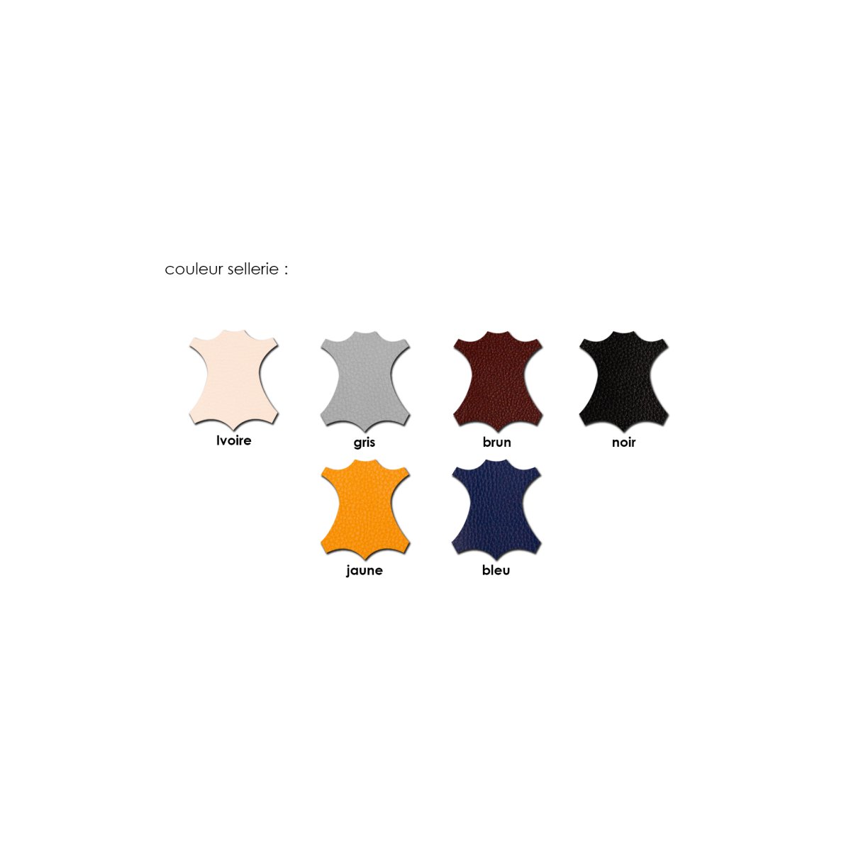 Choix des couleurs de sellerie